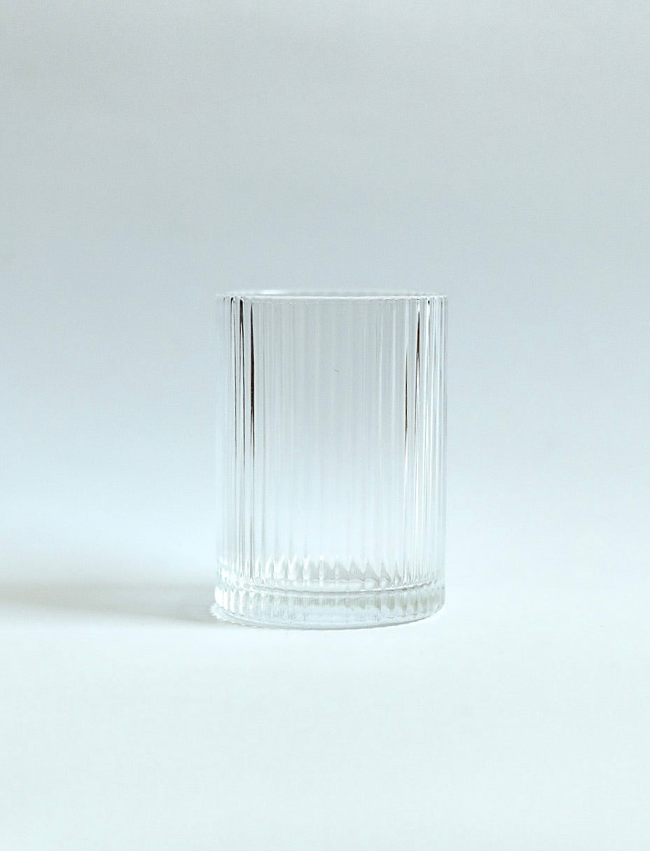 Striped Short Glass