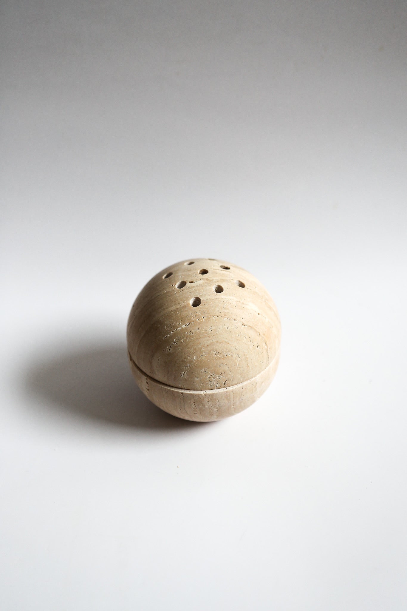 Travertine Incense Holder