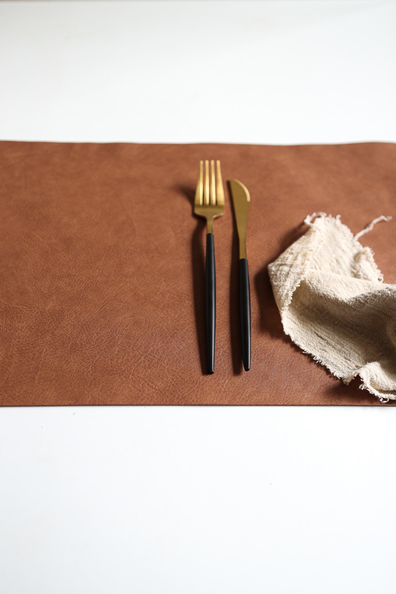 Cowhide pattern placemat