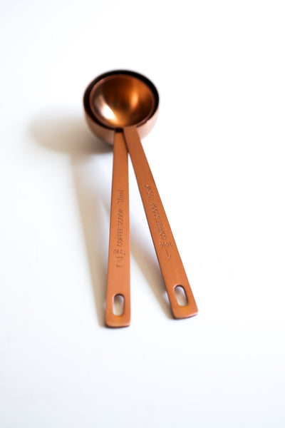 Measuring spoons - rose gold