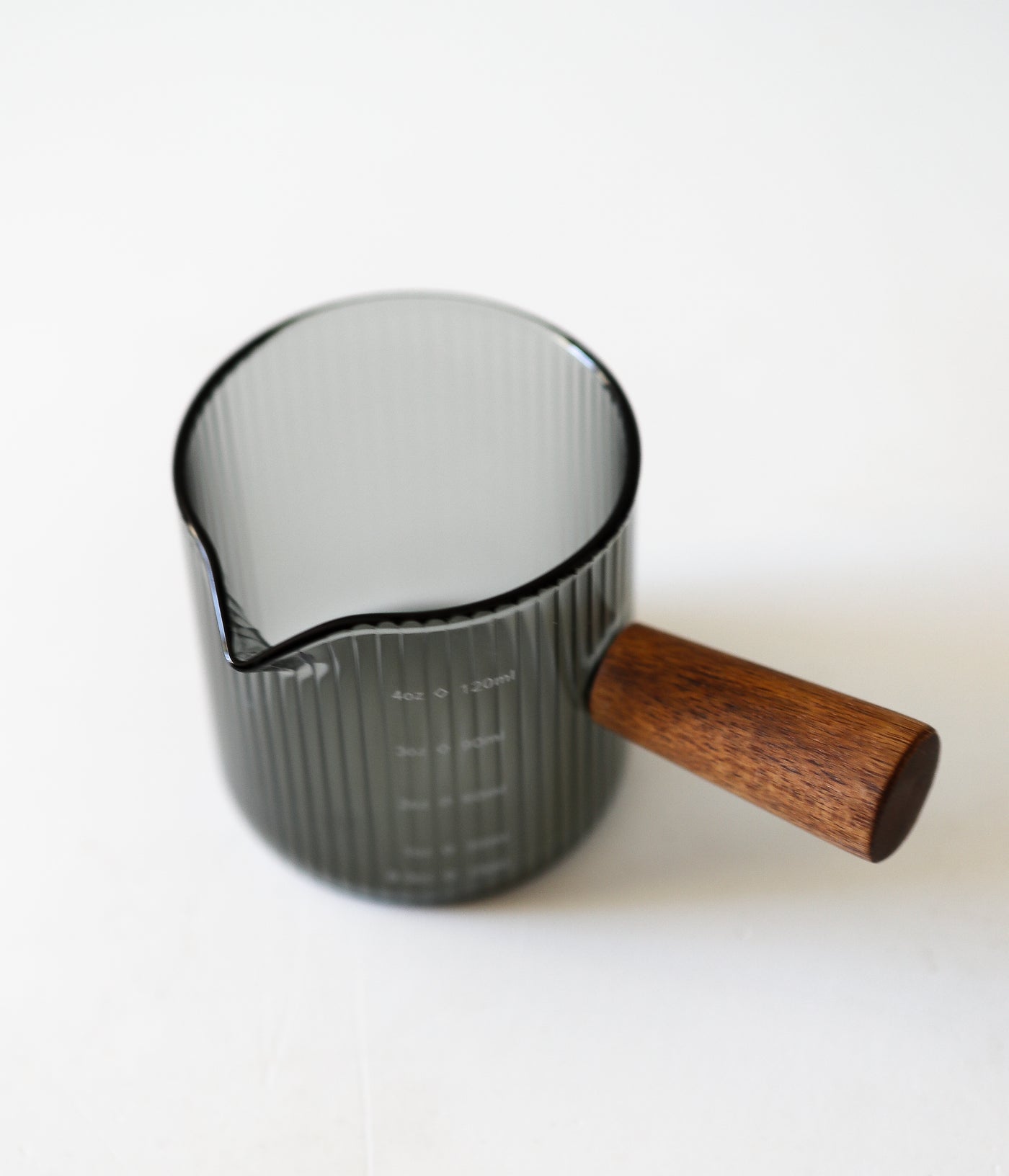 Measuring cup w/ wooden handle