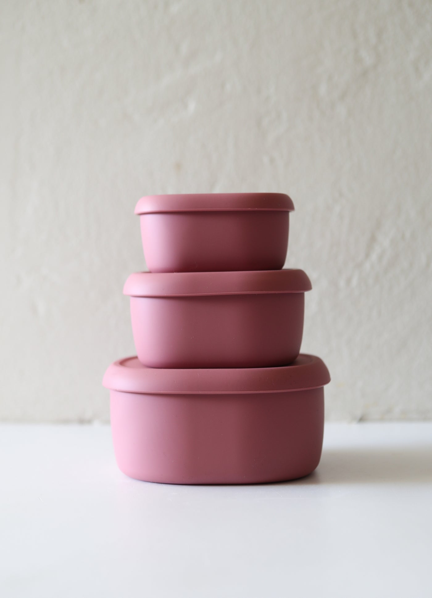 Eco friendly silicone food container - set of 3