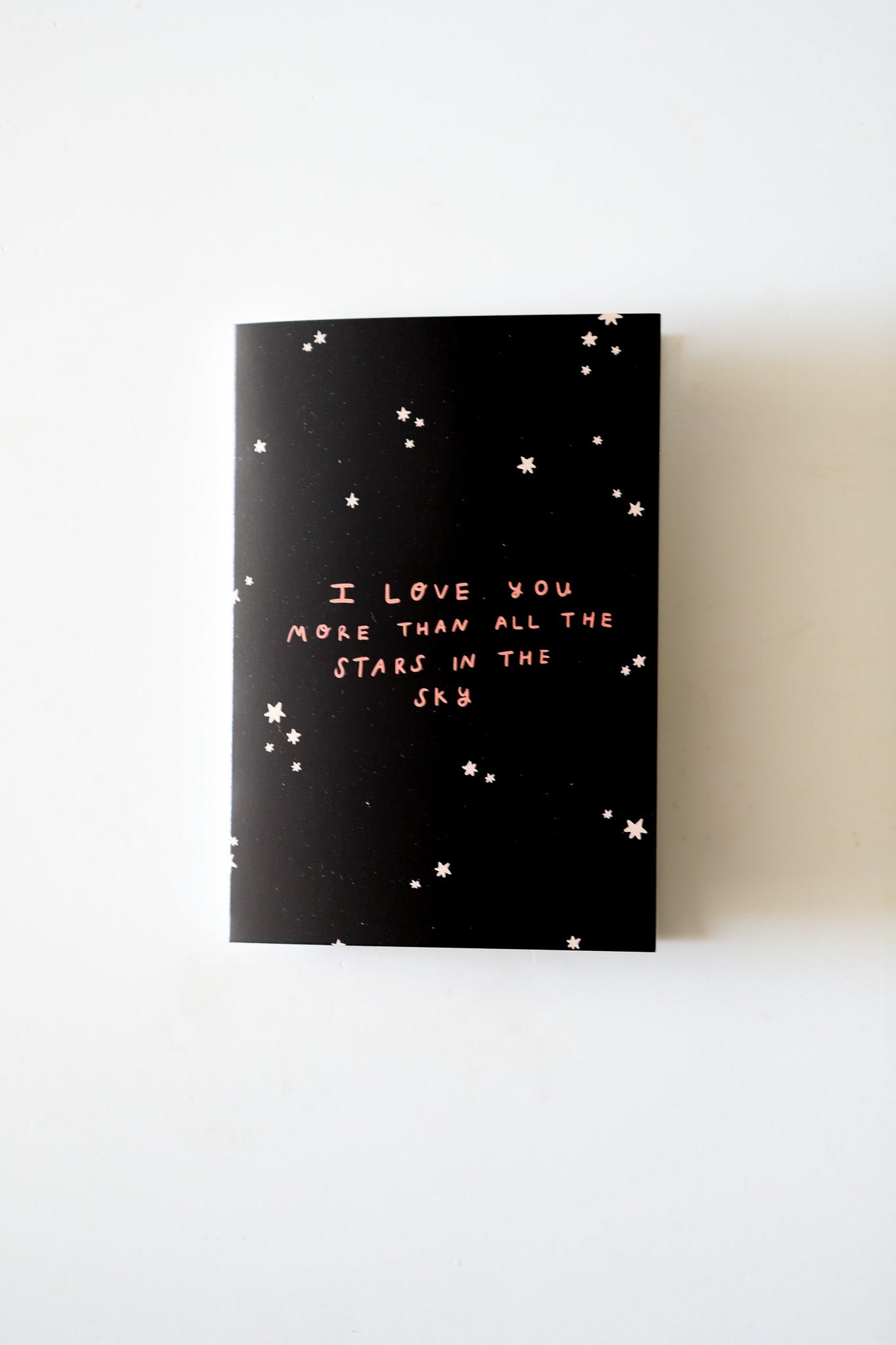 I love you more - card