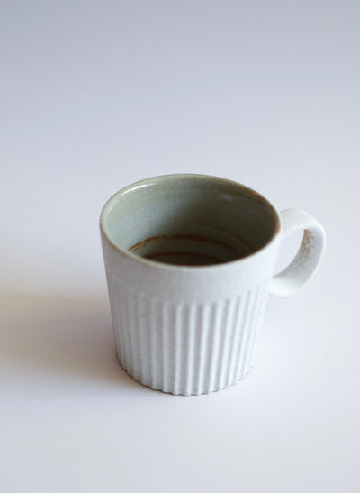 Striped coffee cup