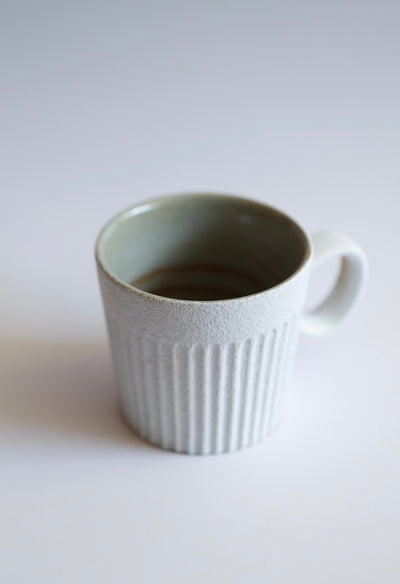 Striped coffee cup