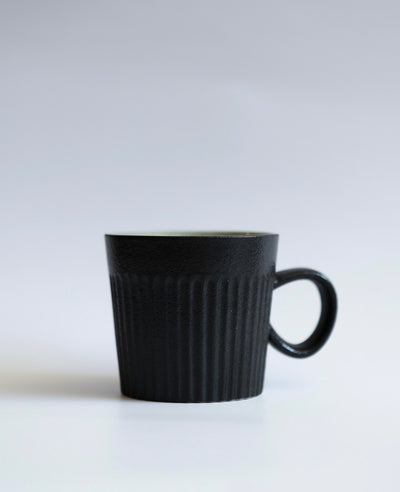 Striped coffee cup