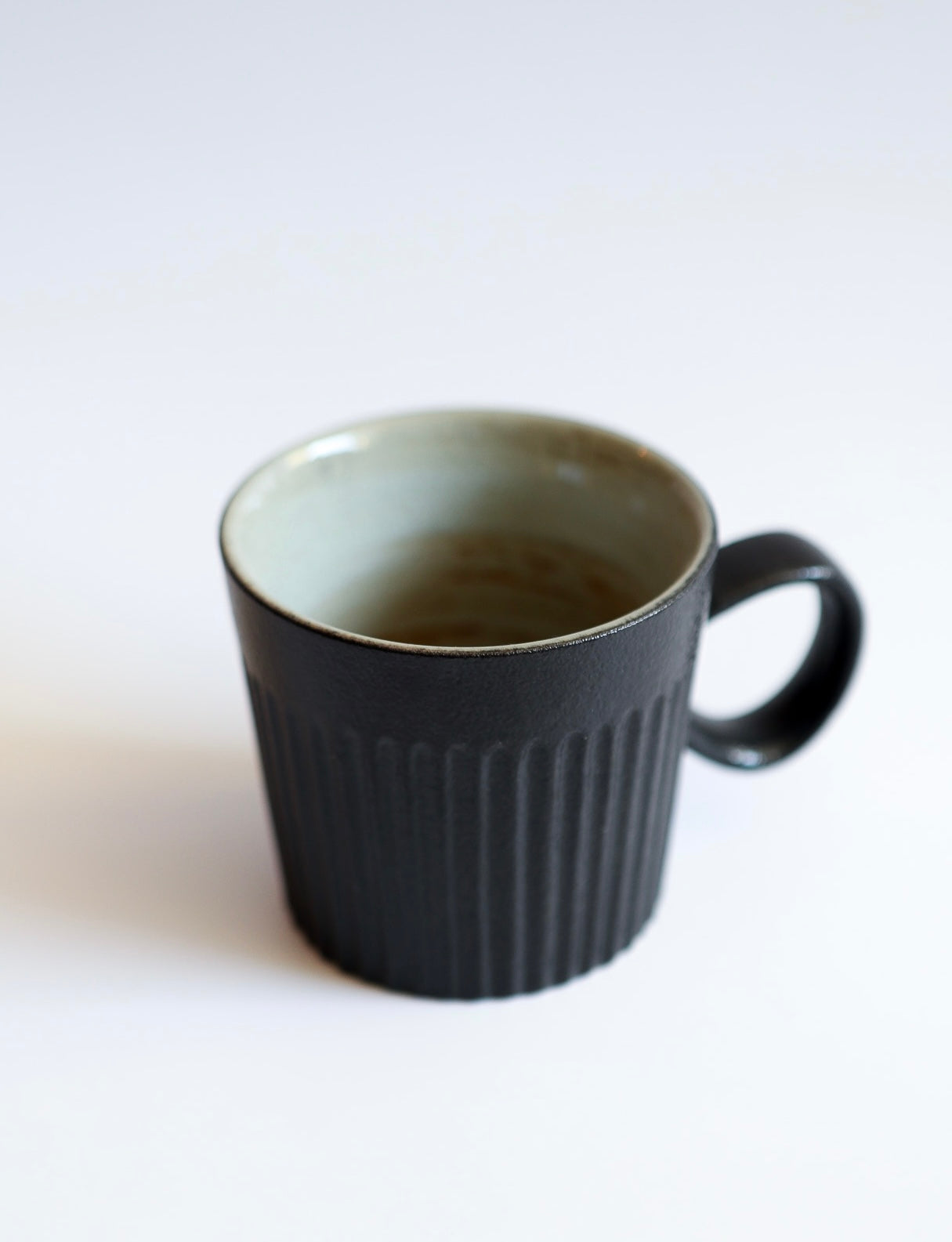 Striped coffee cup