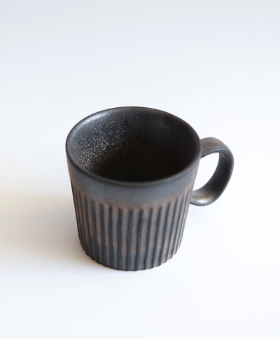 Striped coffee cup