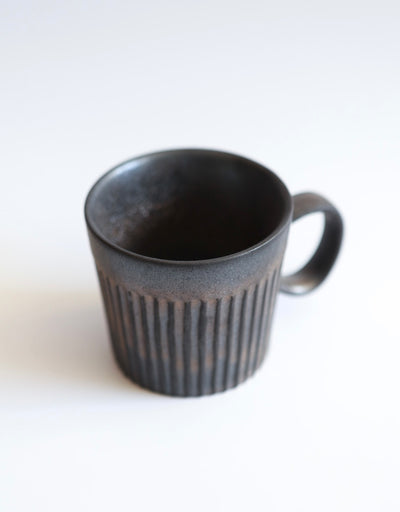 Striped coffee cup