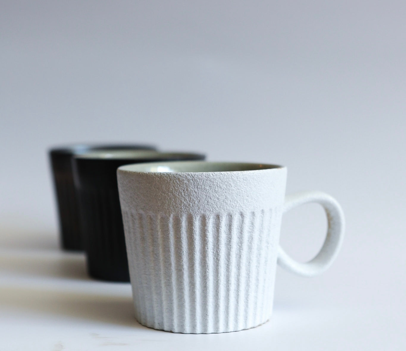 Striped coffee cup