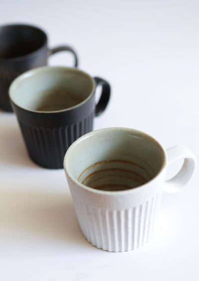 Striped coffee cup