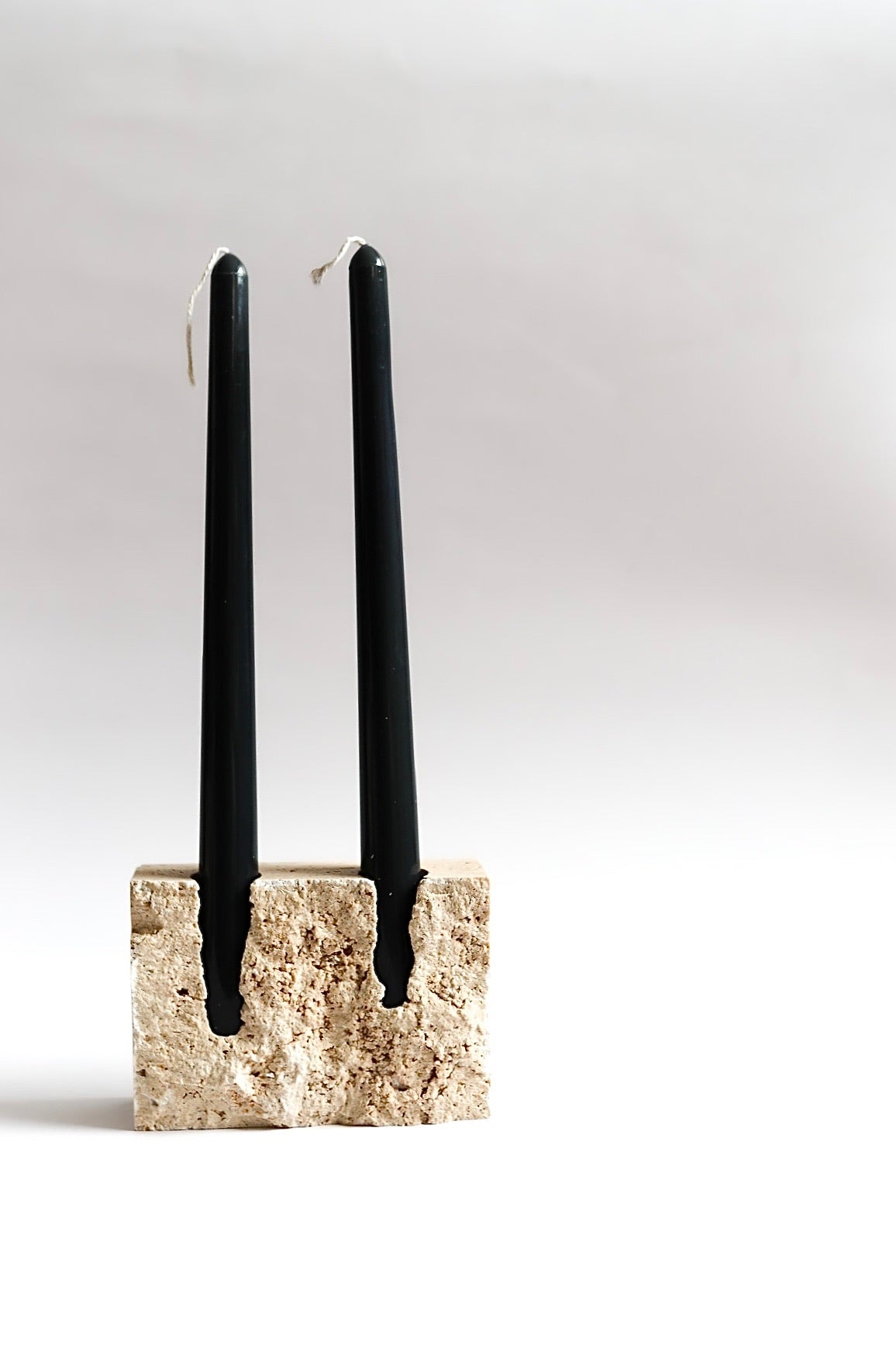 Travertine Candle Holder