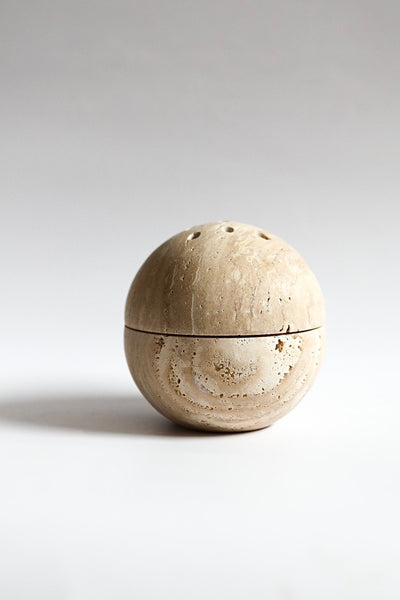 Travertine Incense Holder