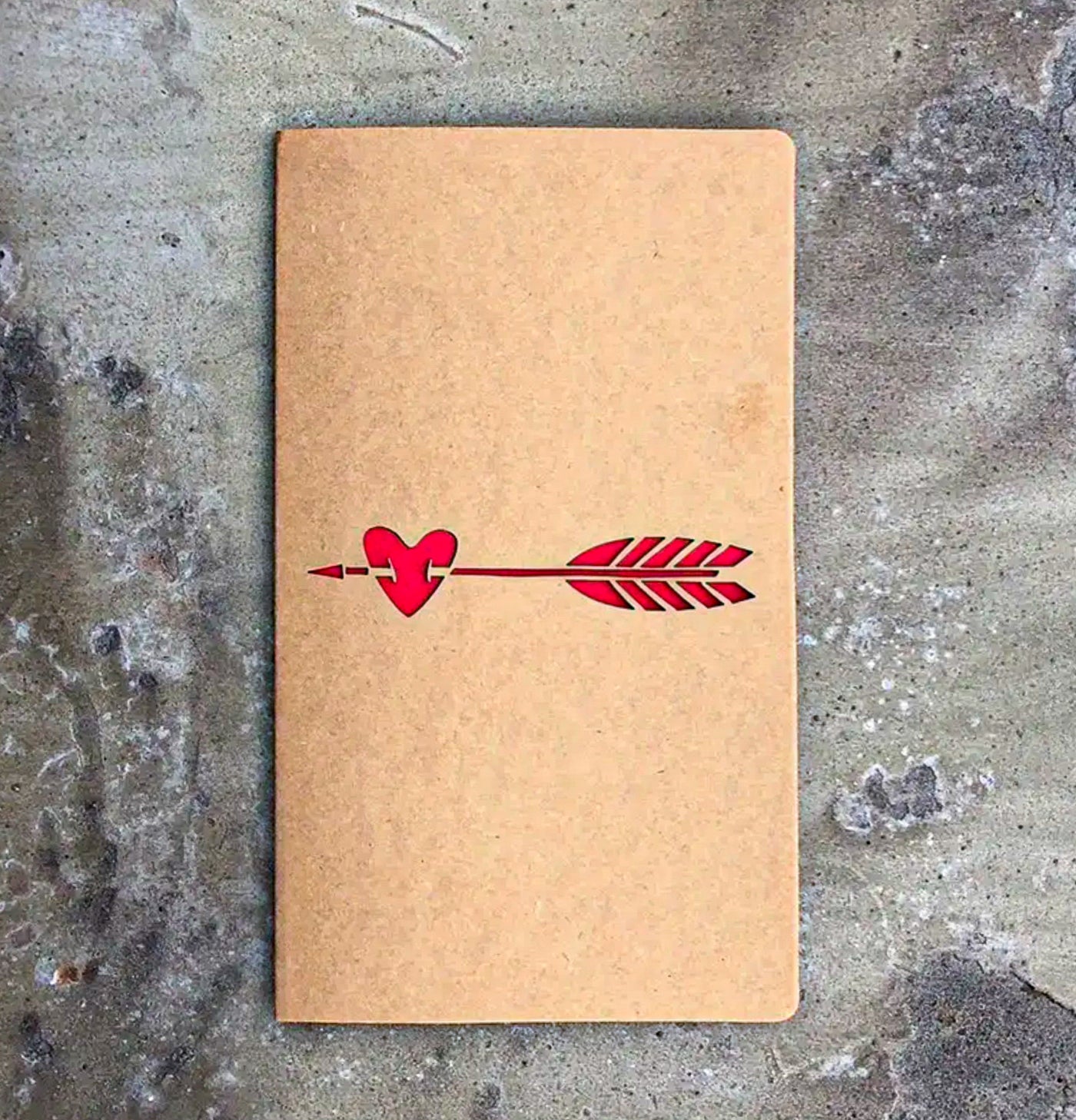 Heart and arrow - card