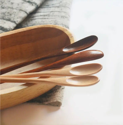 Wooden tea spoons