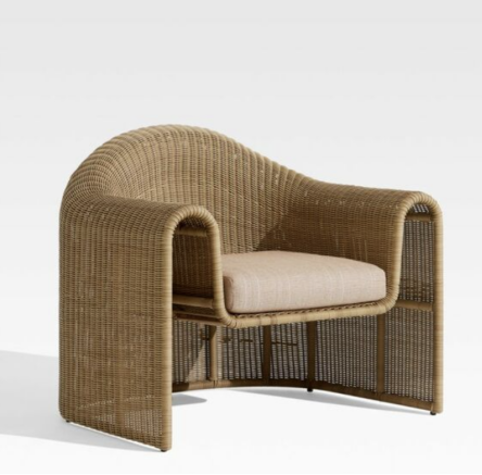 Espresso Weave Arm Chair