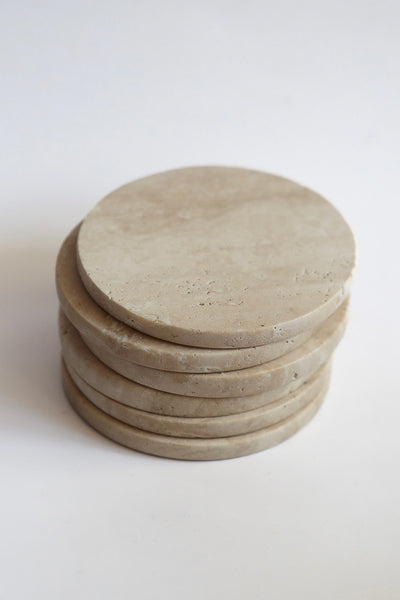 Travertine Coasters