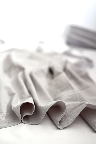 Shine cotton linen apron