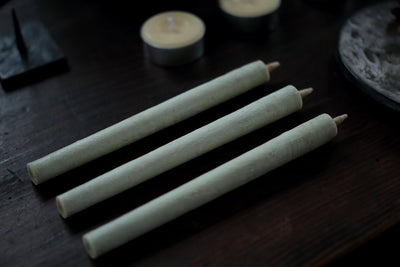 Sumac wax candles