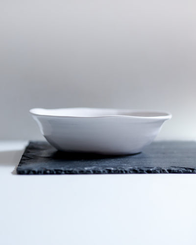 Pasta bowl - glossy white