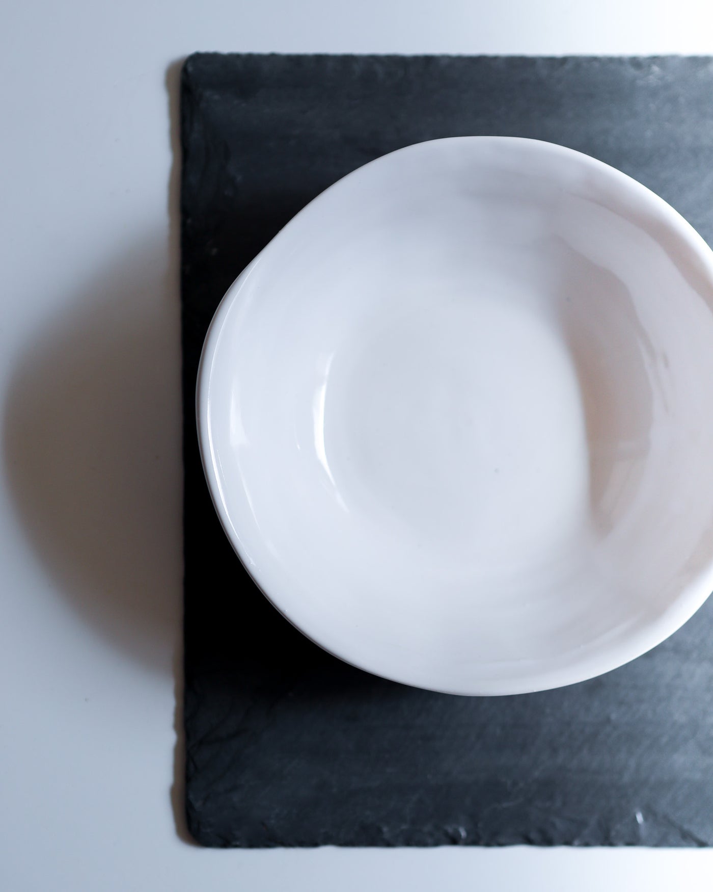 Pasta bowl - glossy white