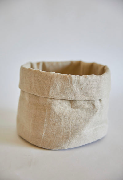 Linen bread basket