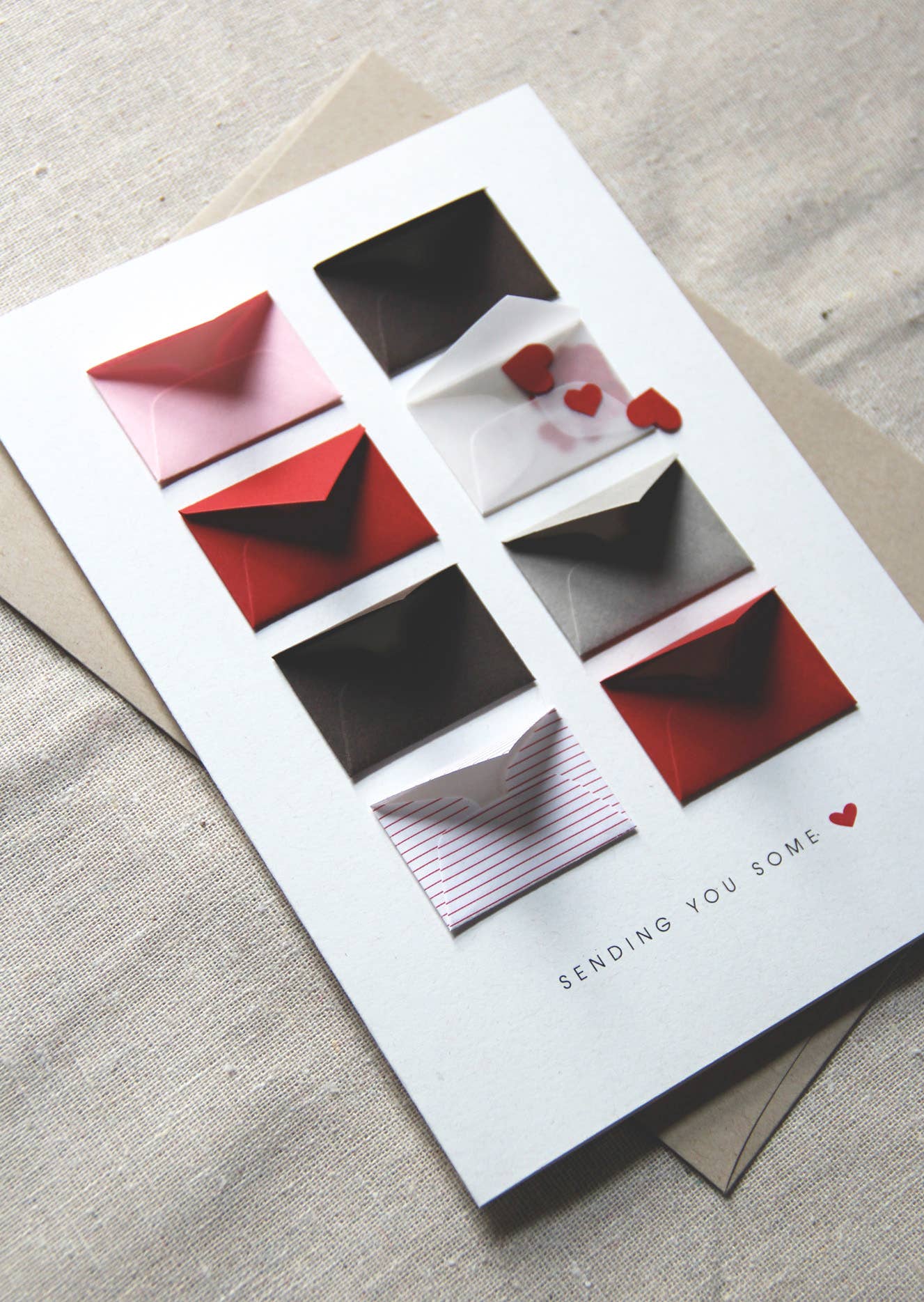 Sending you love - card