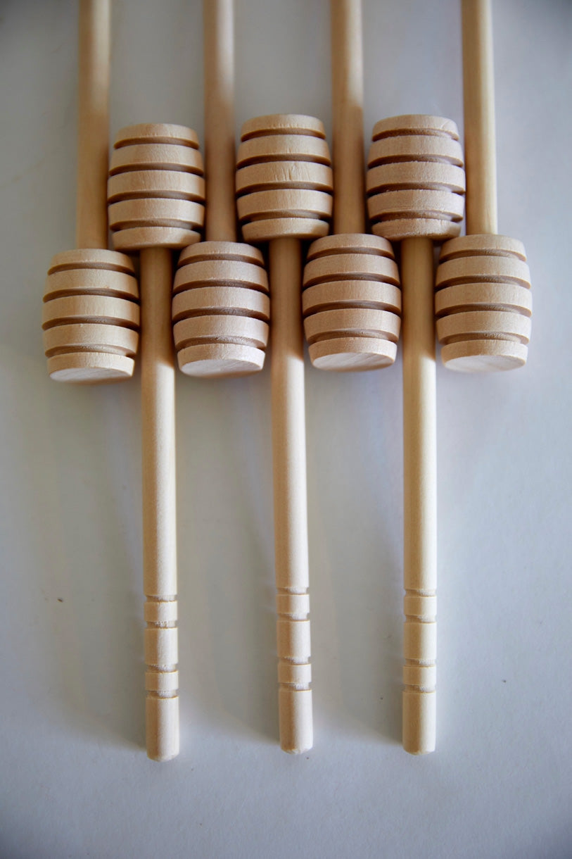 Wooden honey wand