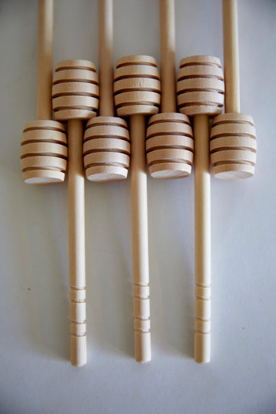 Wooden honey wand